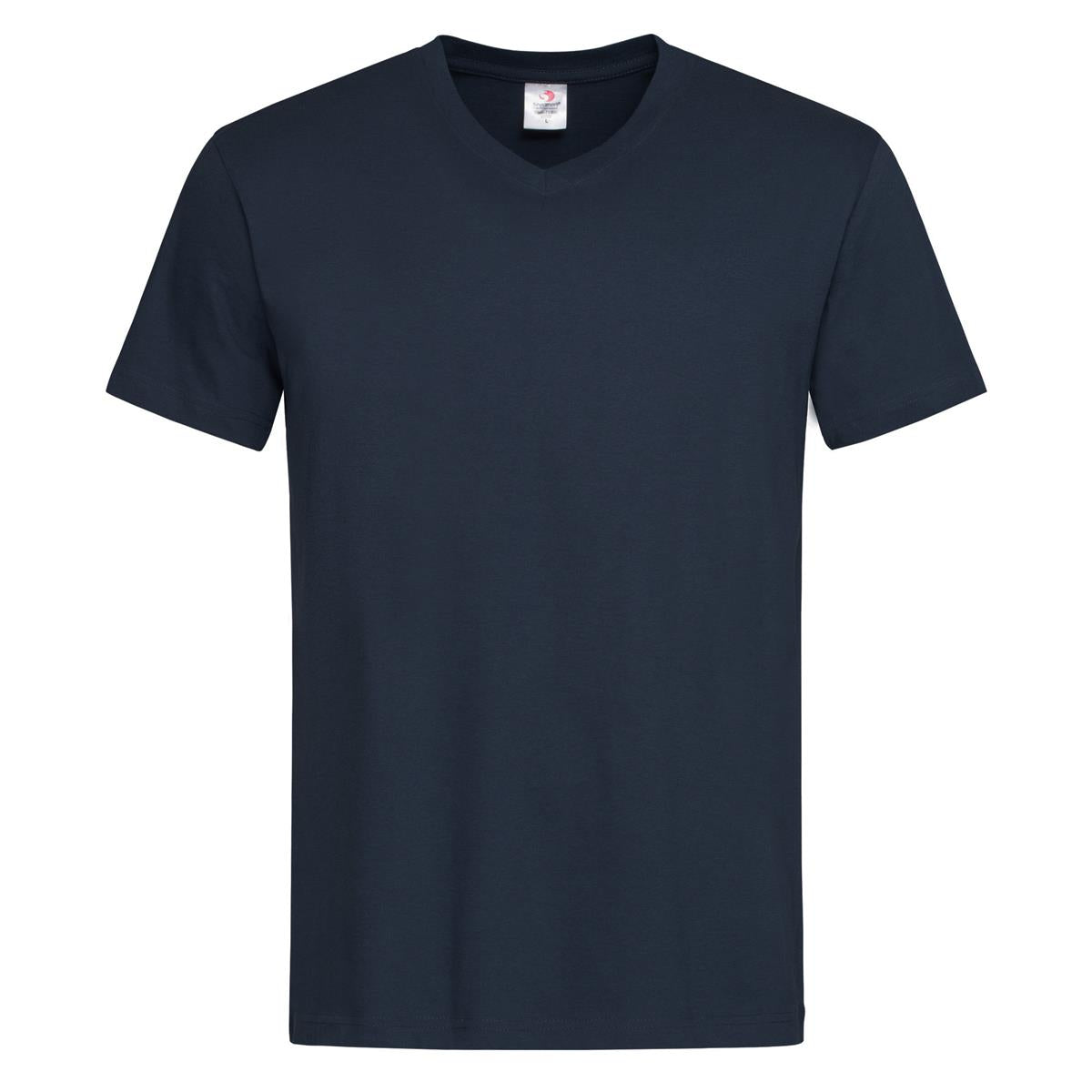 Men's Classic-T V-neck - Blue Midnight - Front