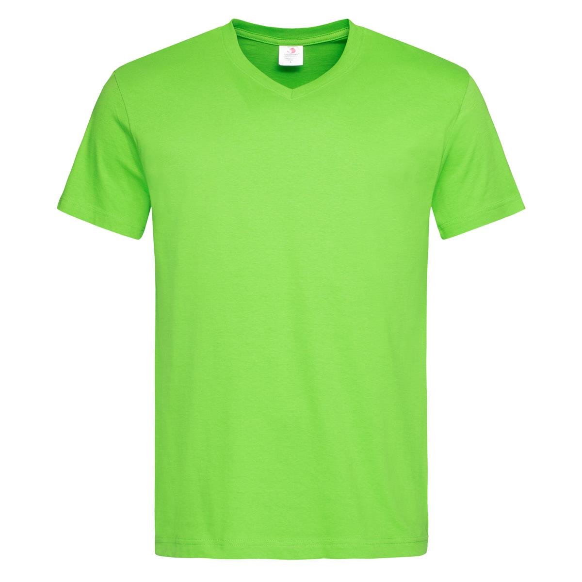Men's Classic-T V-neck - Kiwi - Front