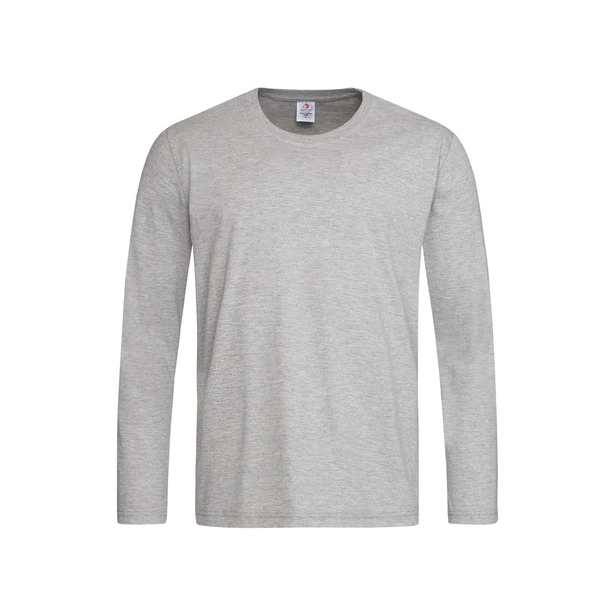 Men's Classic-T Long Sleeve - Grey Heather - Front