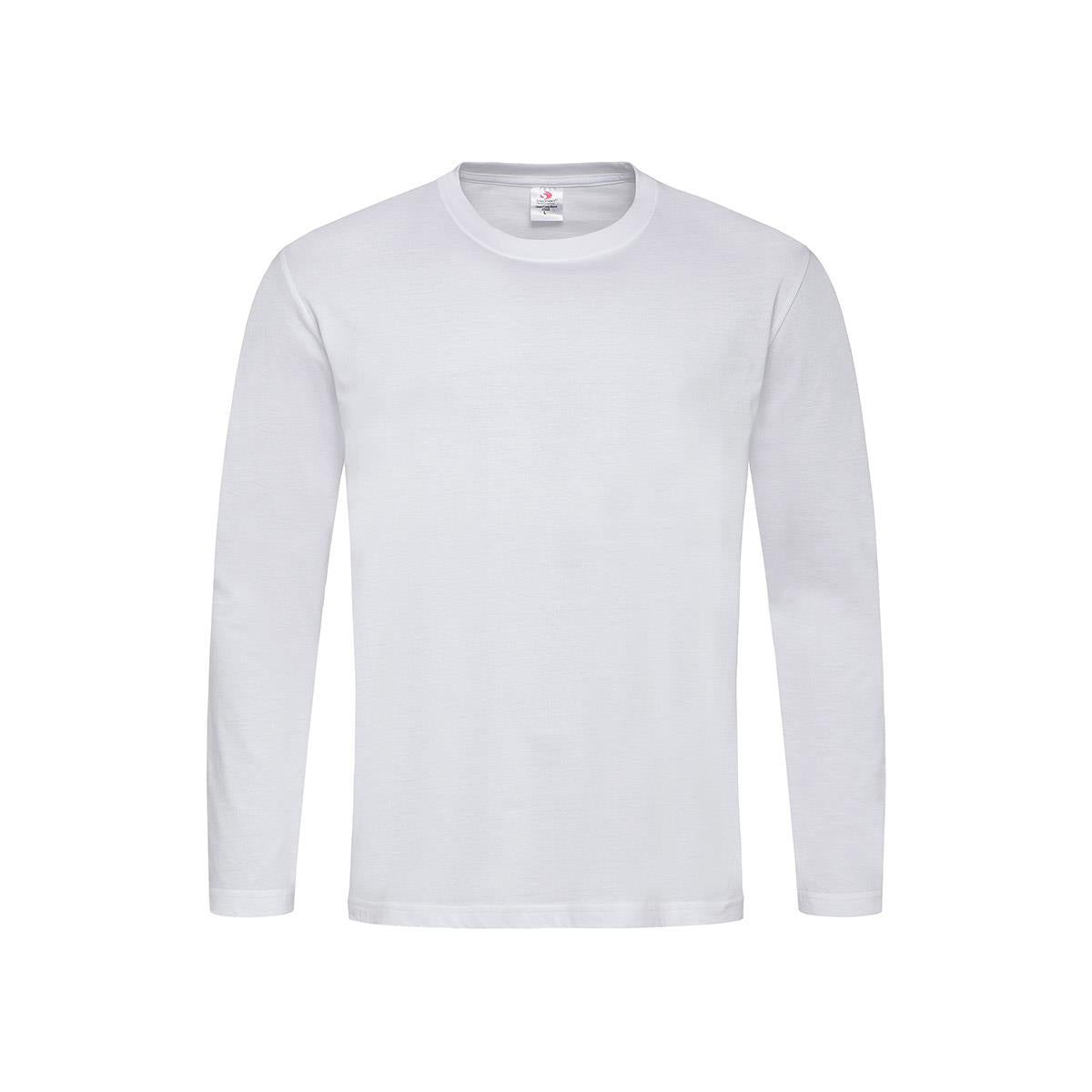 Men's Classic-T Long Sleeve - White - Front