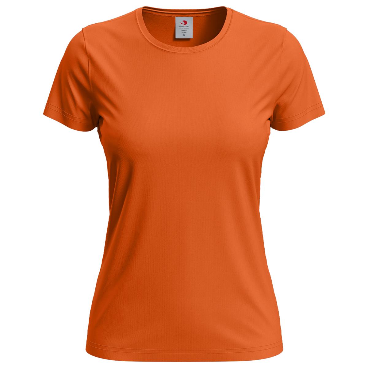Women's Classic T - Orange - Front