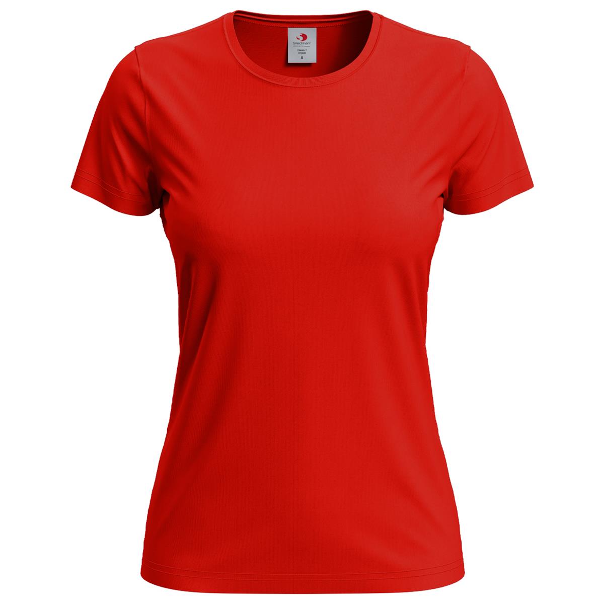 Women's Classic T - Scarlet Red - Front