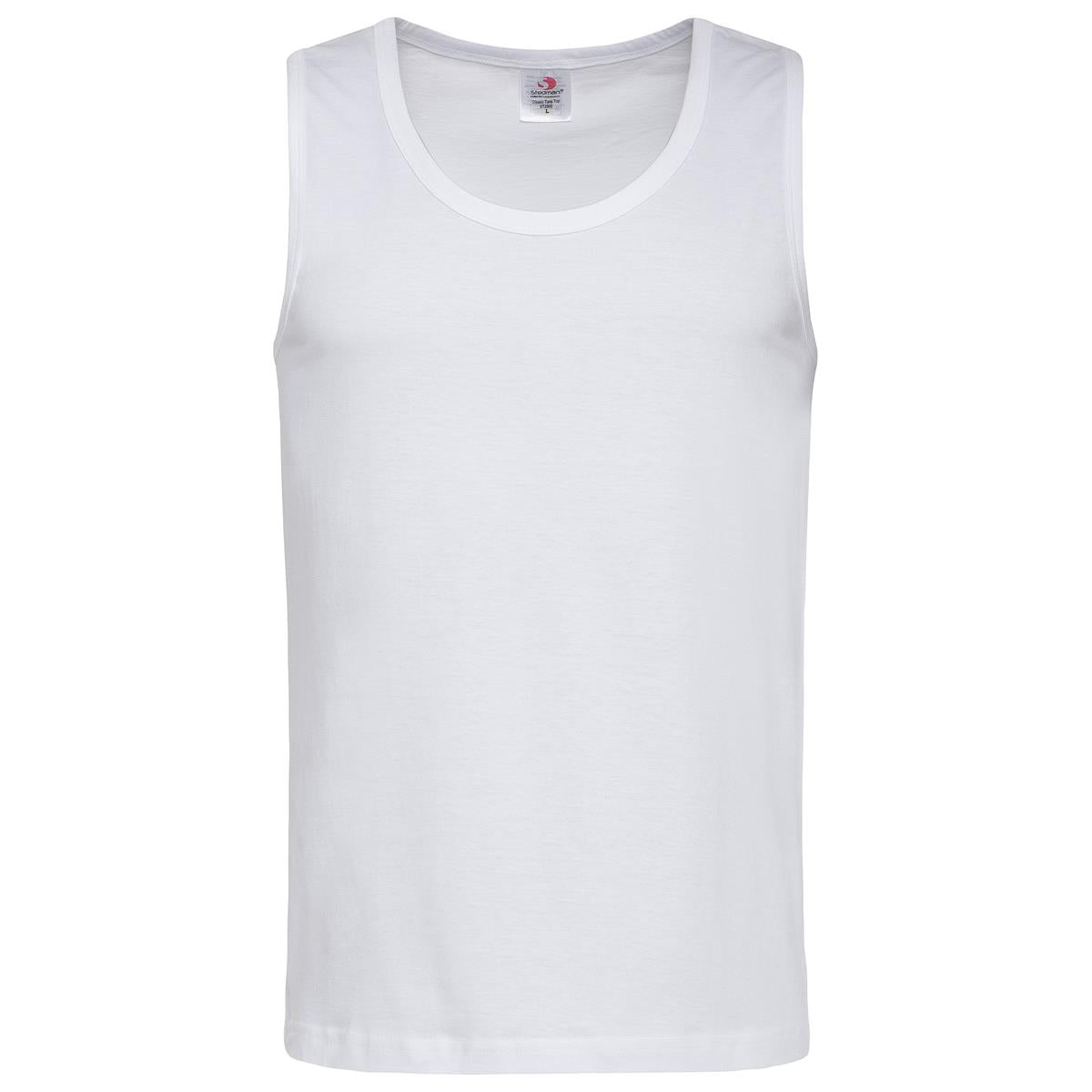Men's Classic Tank Top - White - Front