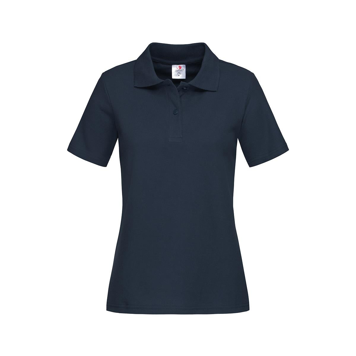 Women's Heavyweight Polo - Blue Midnight - Front
