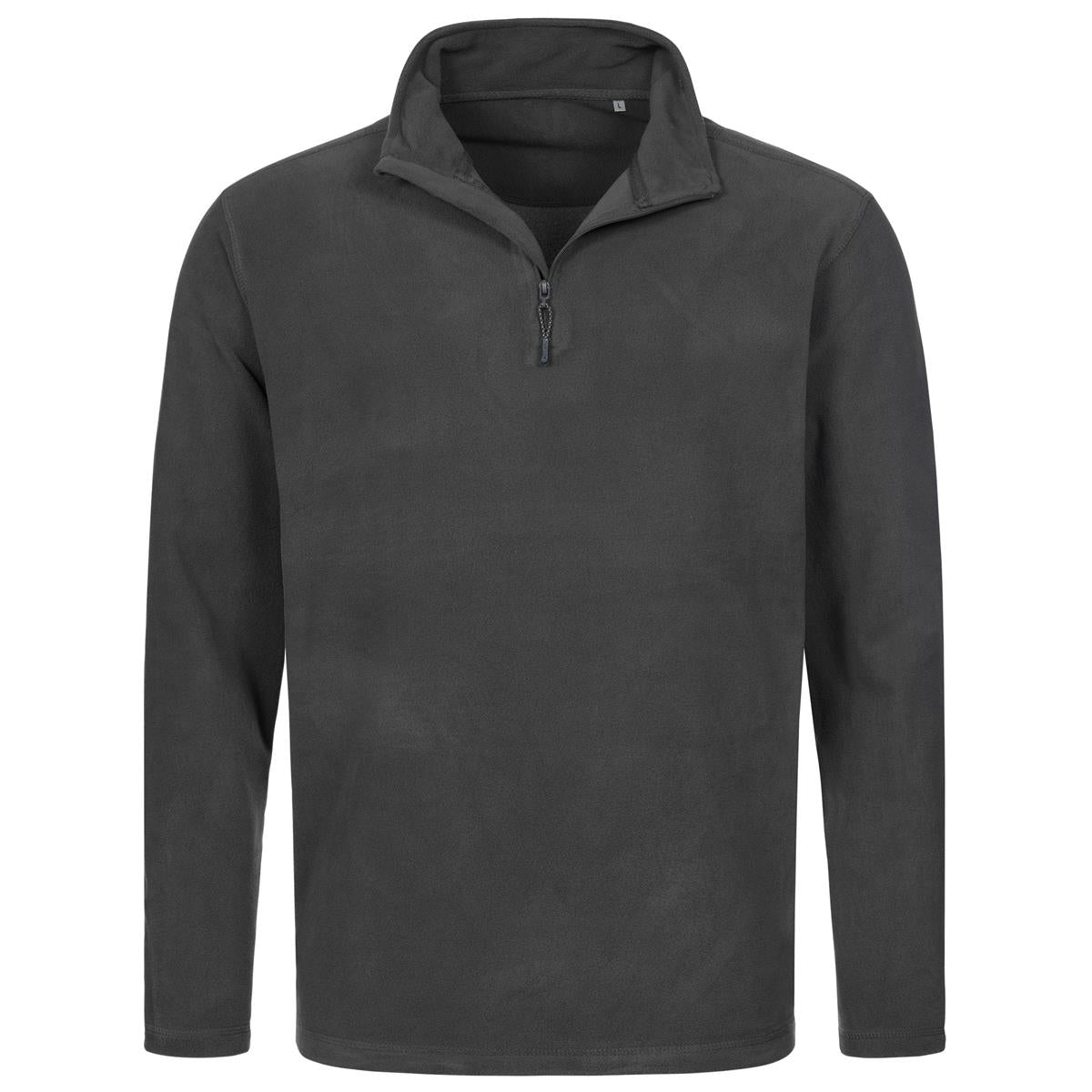 Men's Active Fleece Half-Zip - Grey Steel - Front