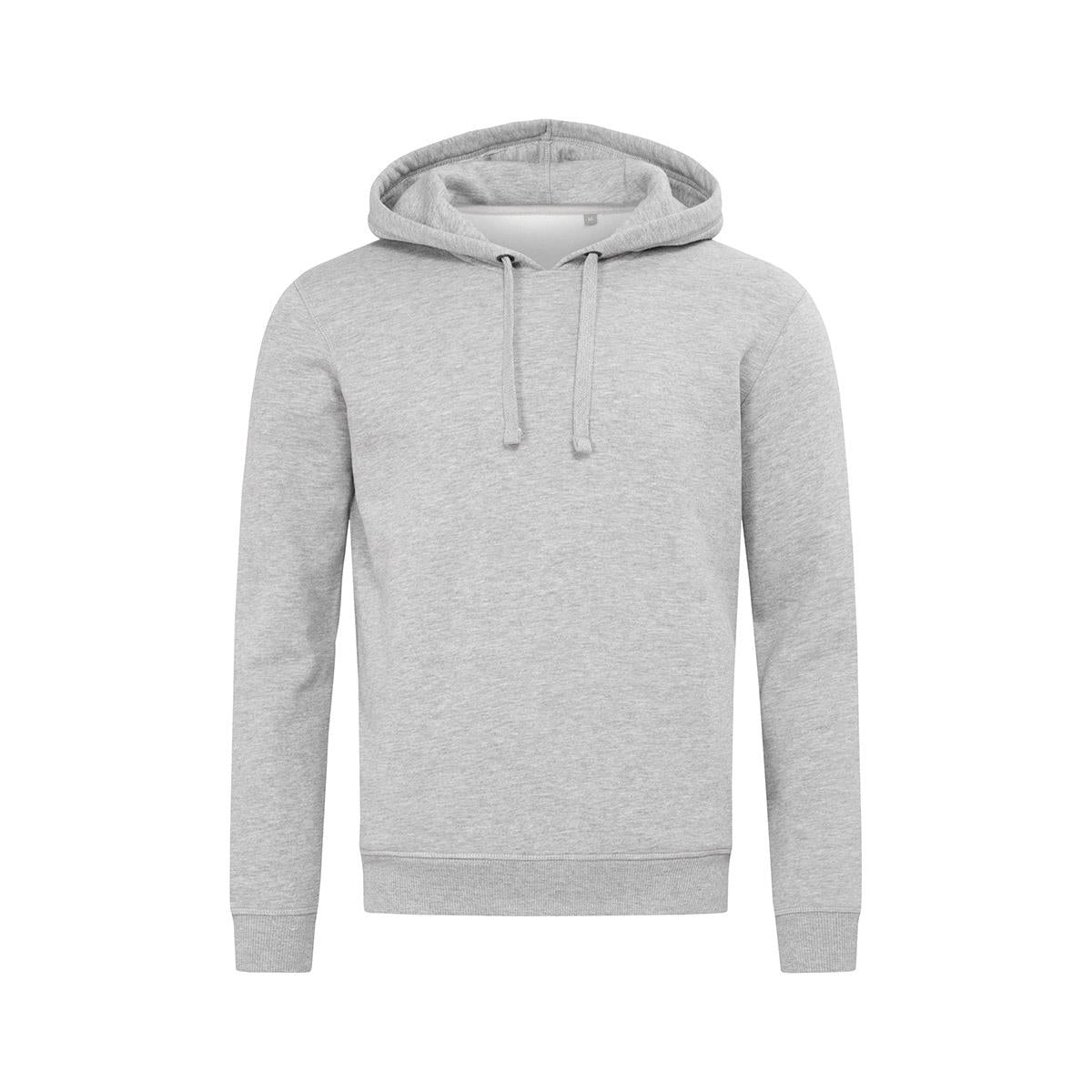 Recycled Unisex Sweat Hoodie - Grey Heather - Front