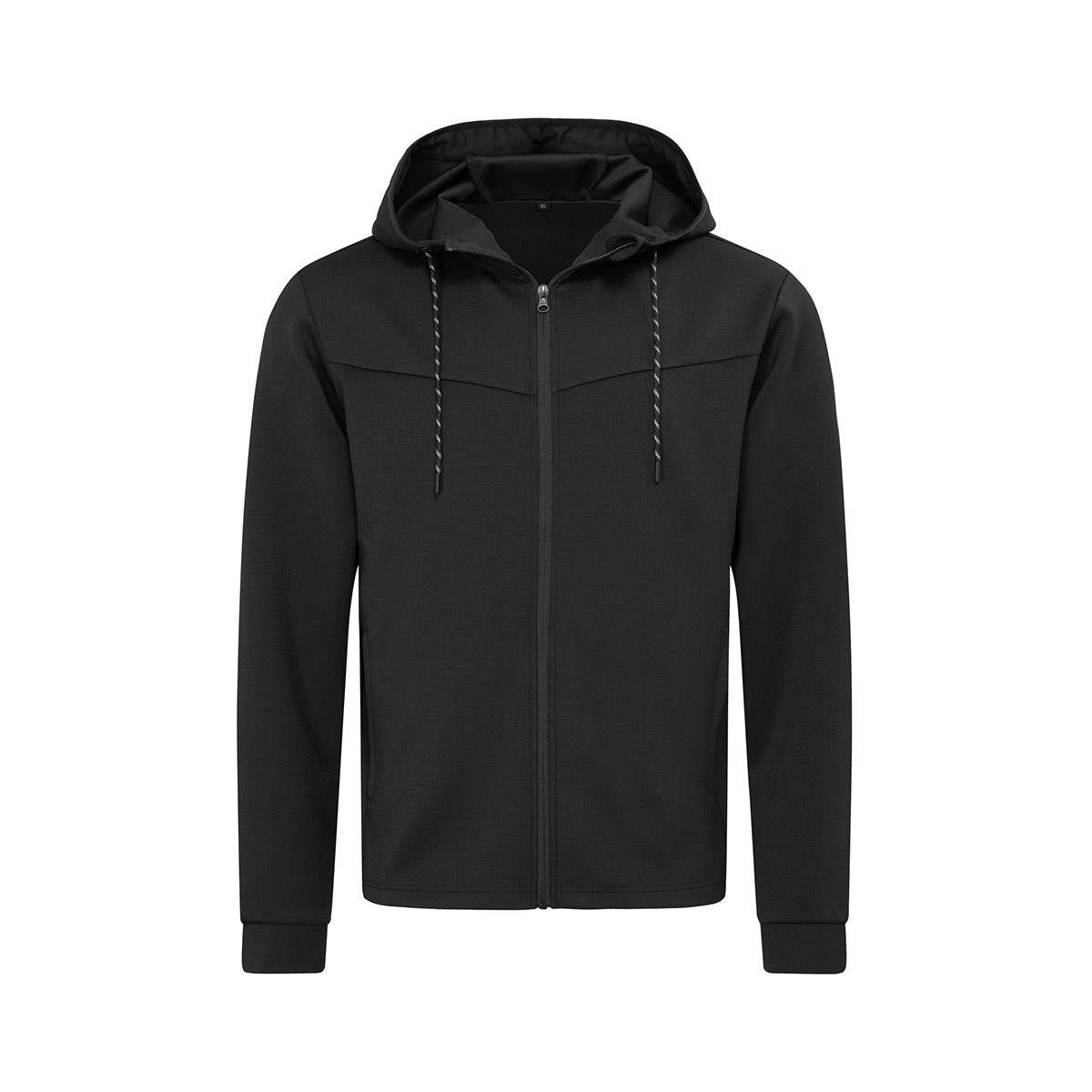 Men's Recycled Scuba Jacket - Black Opal - Front