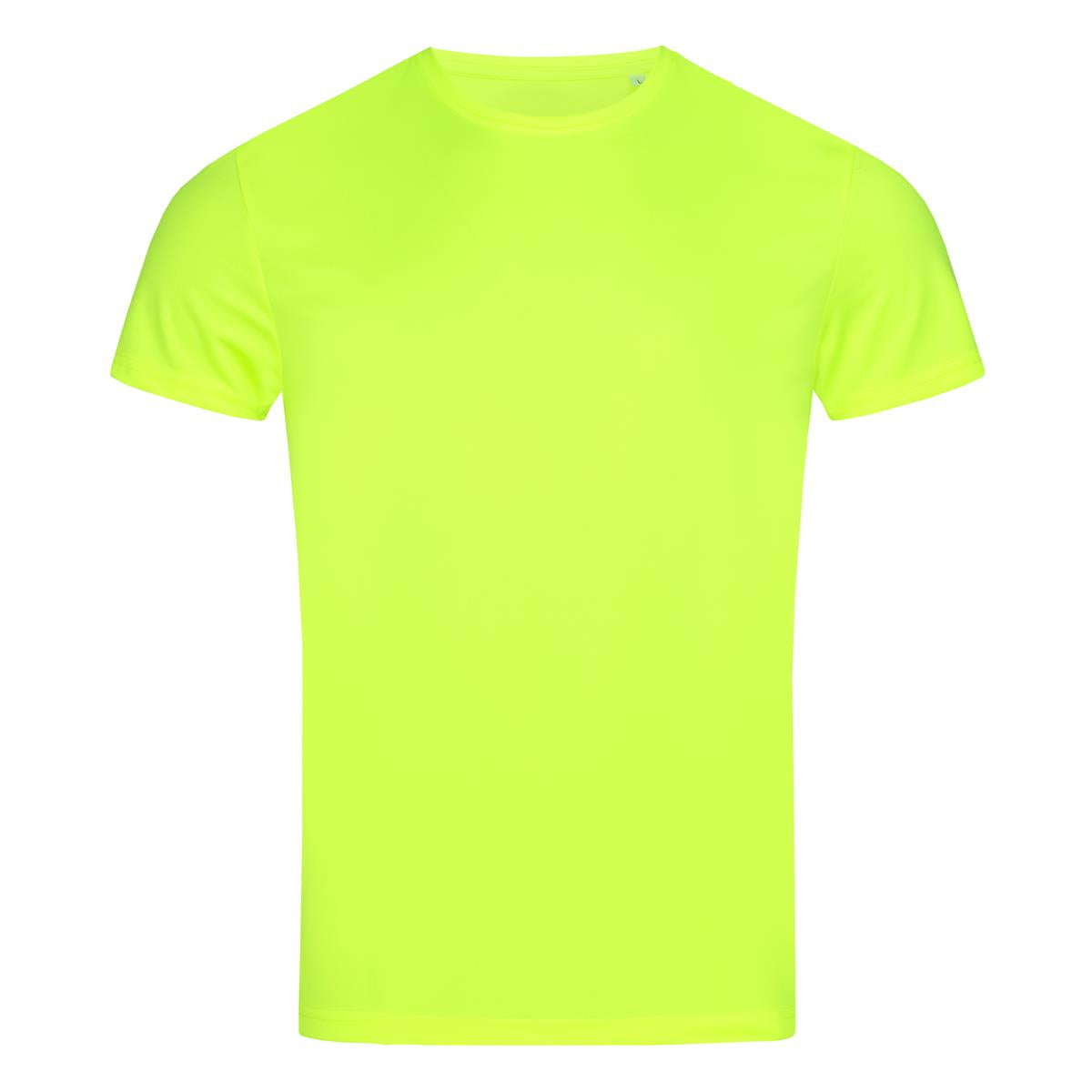 Men's Active Sports-T - Cyber Yellow - Front