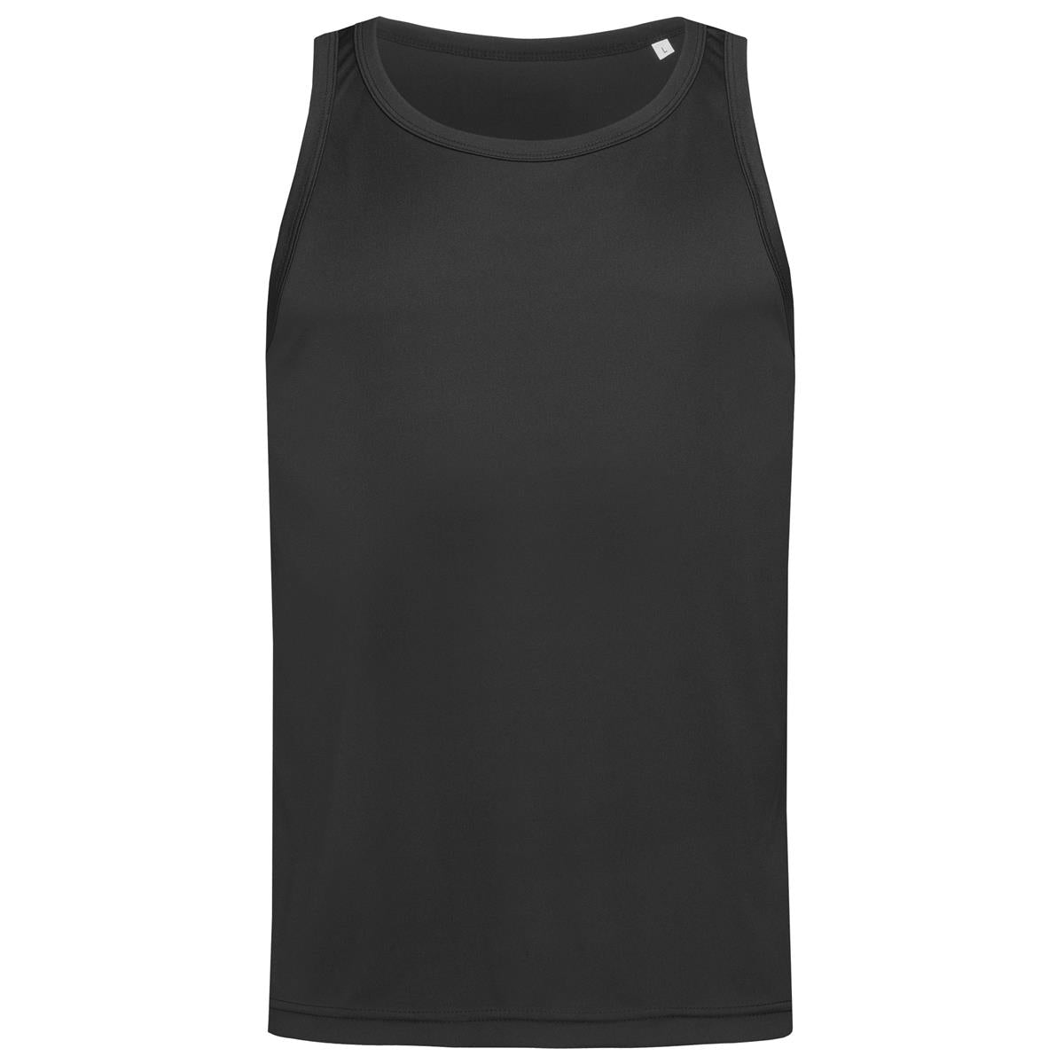 Men's Active Sports Top - Black Opal - Front