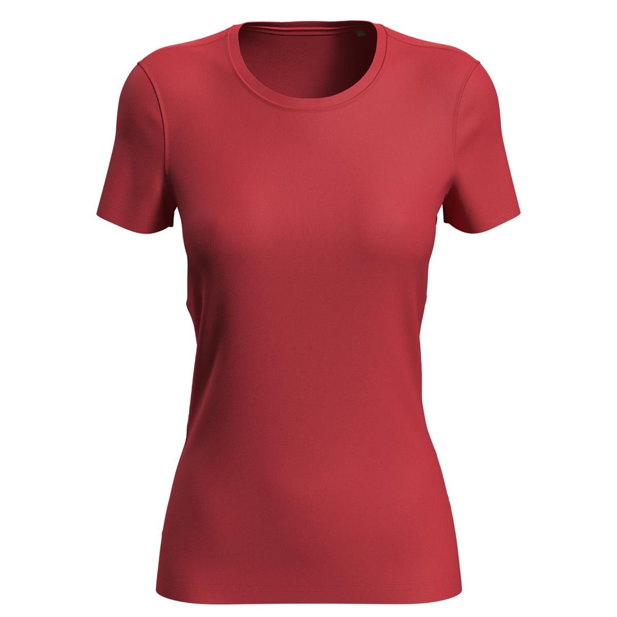 Women's Active Sports-T - Crimson Red - Front