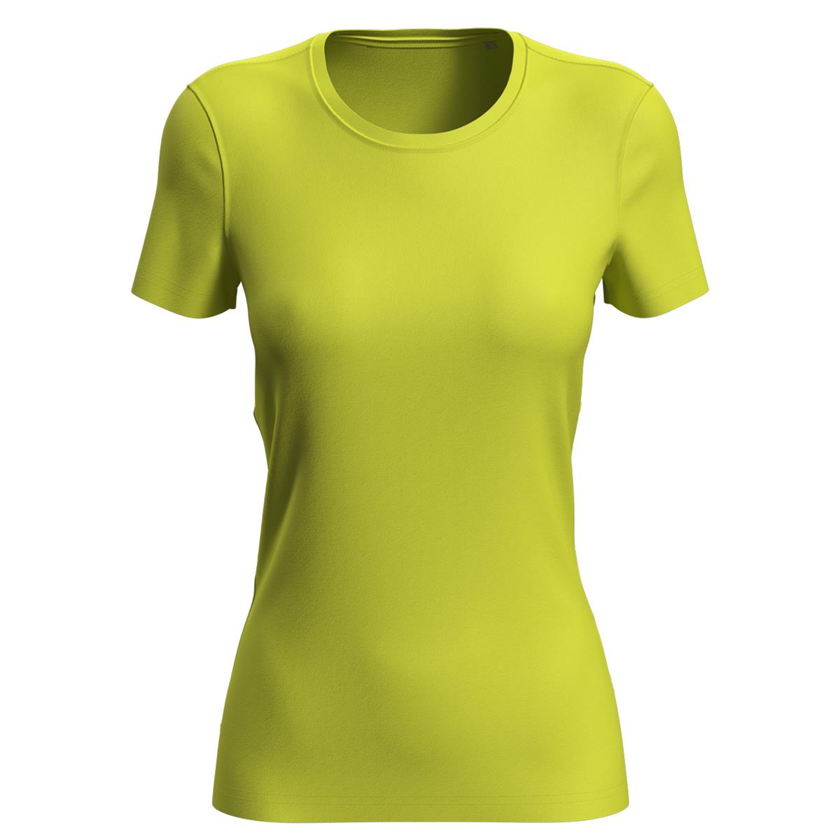 Women's Active Sports-T - Cyber Yellow - Front