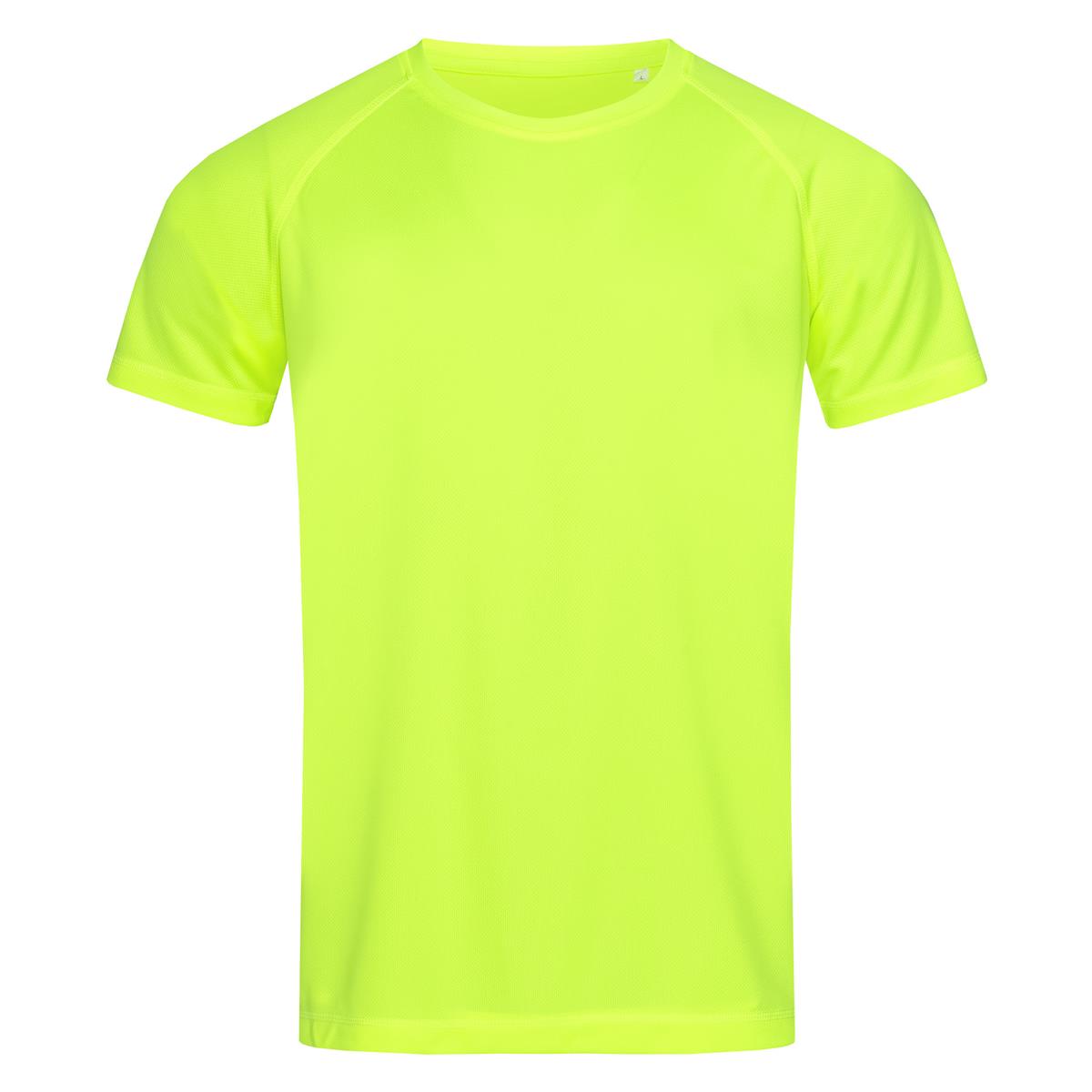 Men's Active 140 Raglan - Cyber Yellow - Front