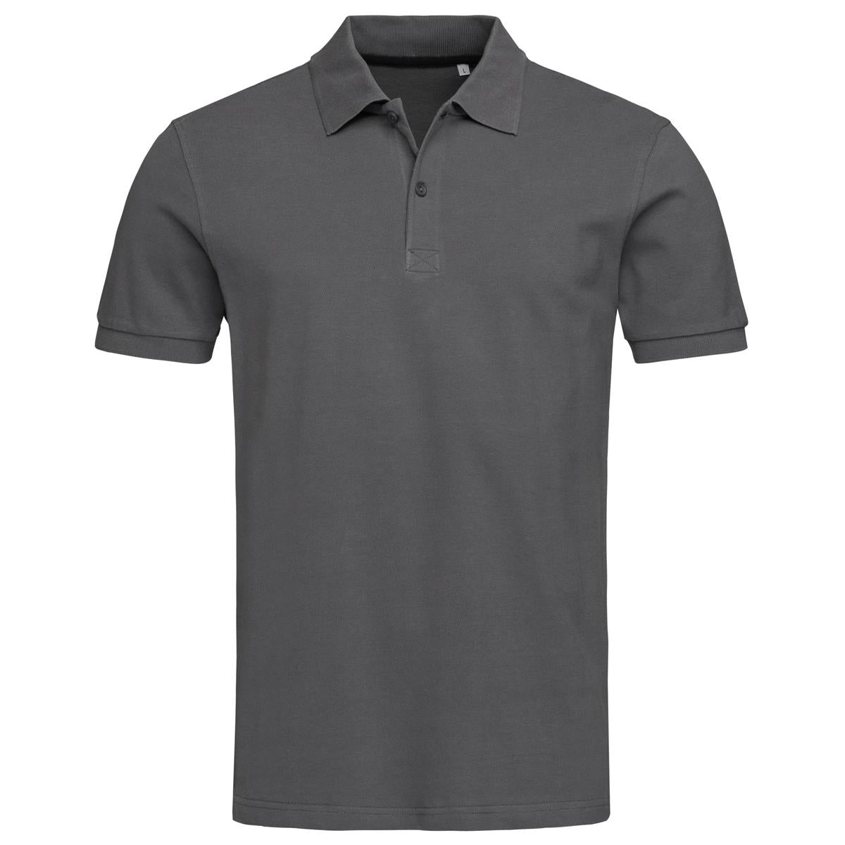 Men's Henry Polo - Slate Grey - Front