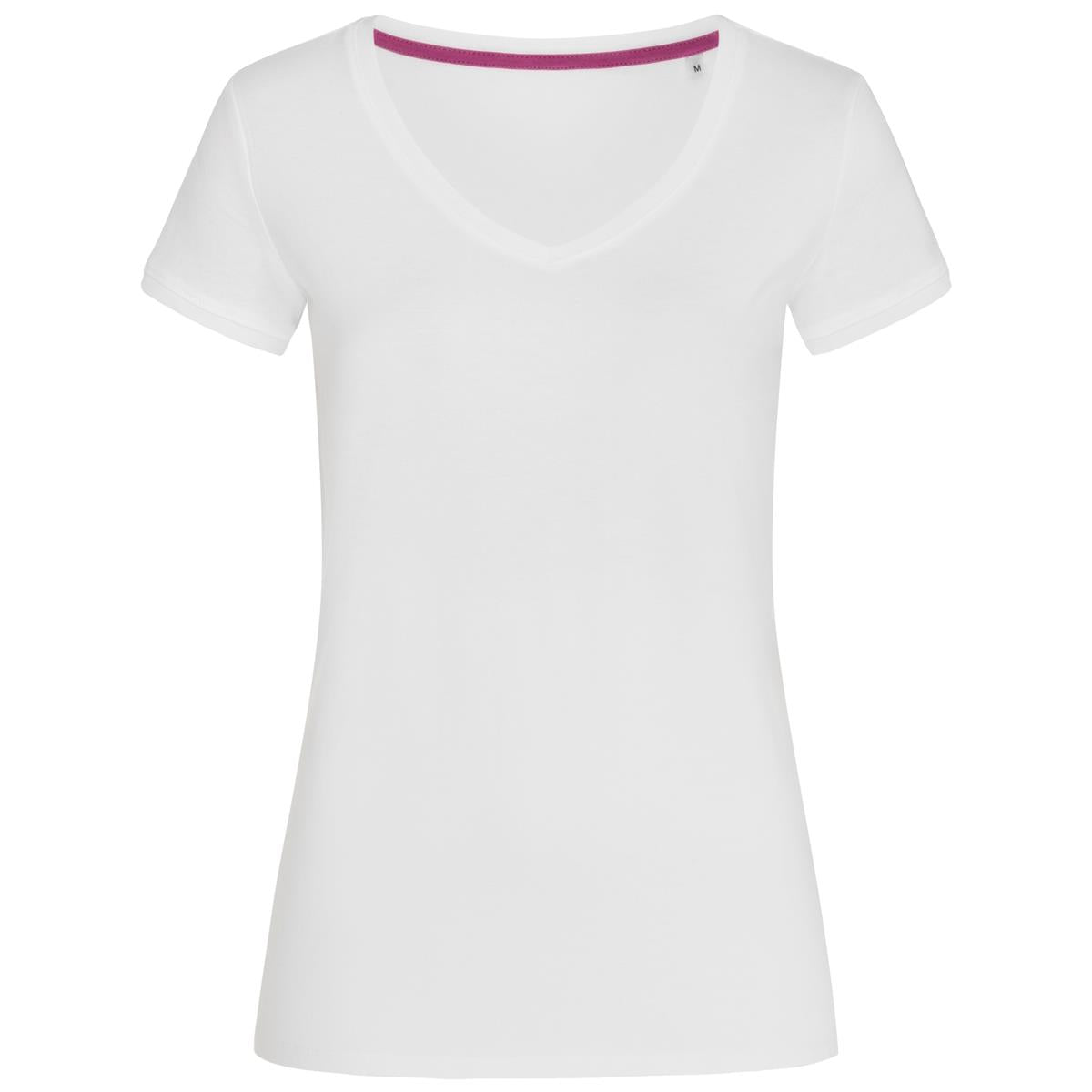 Women's Megan V-neck - White - Front