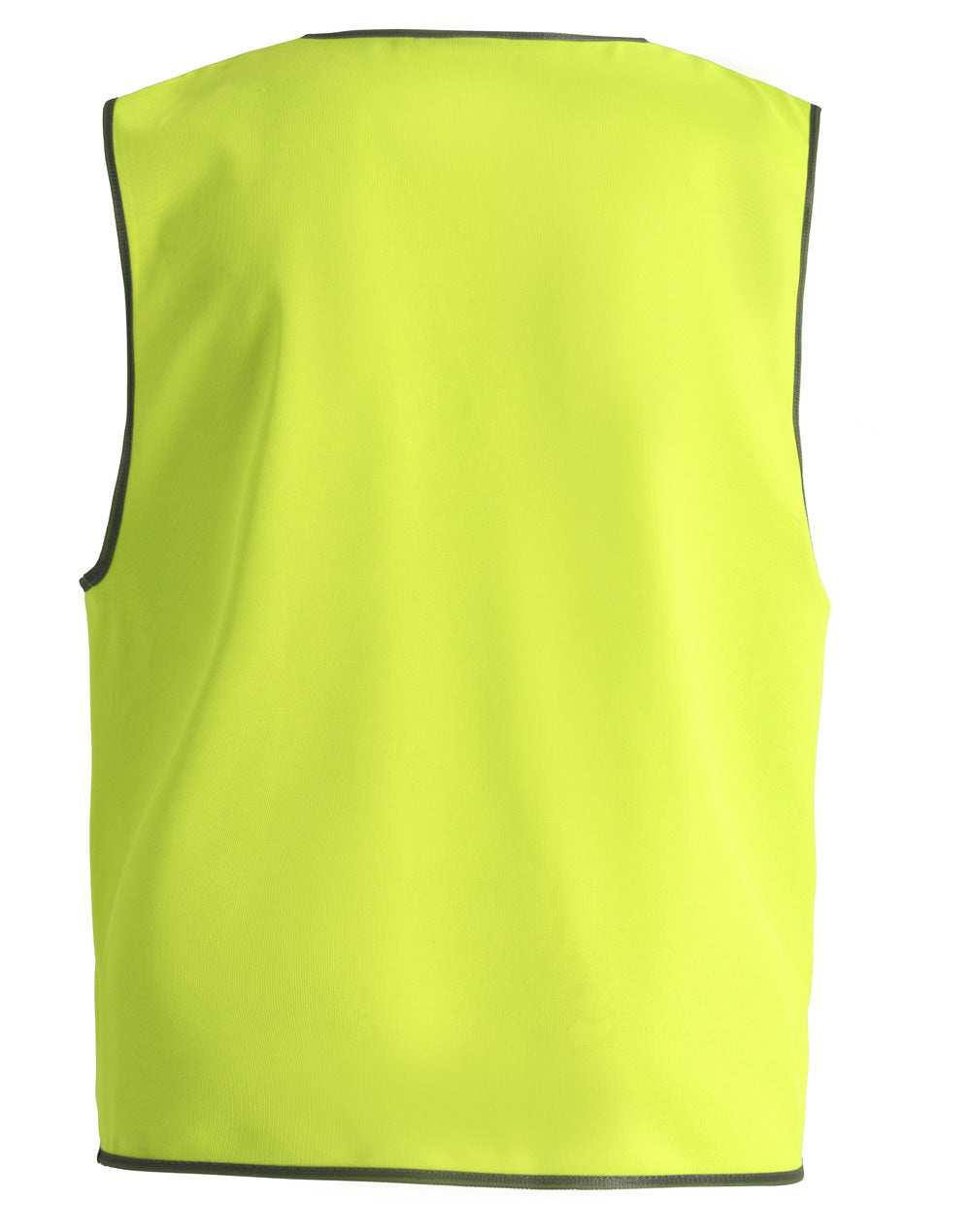 Hi-Vis Safety Vest Adult - Yellow - Back