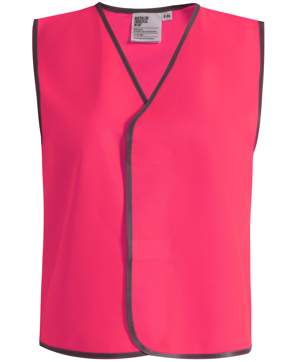 Hi-Vis Safety Vest Kid's - Pink - Front