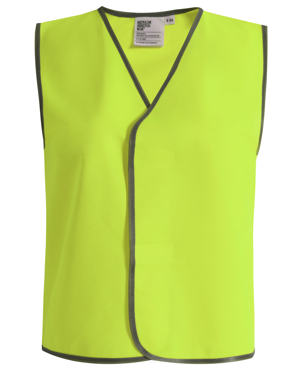 Hi-Vis Safety Vest Kid's - Yellow - Front