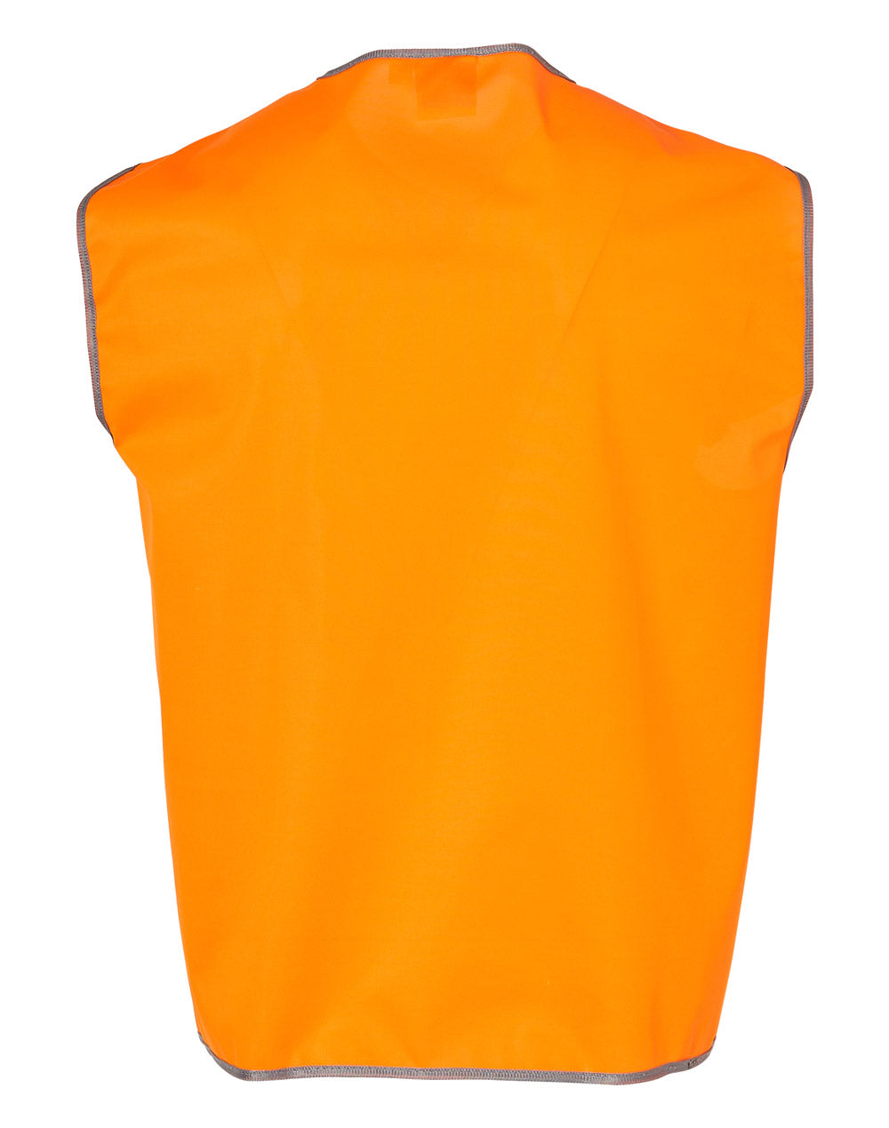Hi-Vis Safety Vest - Fluoro Orange - Back