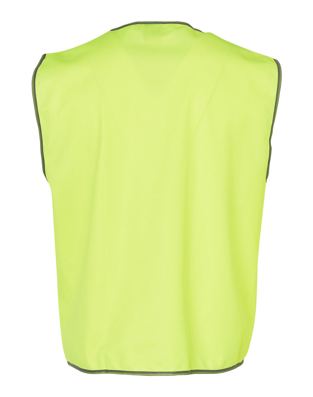 Hi-Vis Safety Vest - Fluoro Yellow - Back