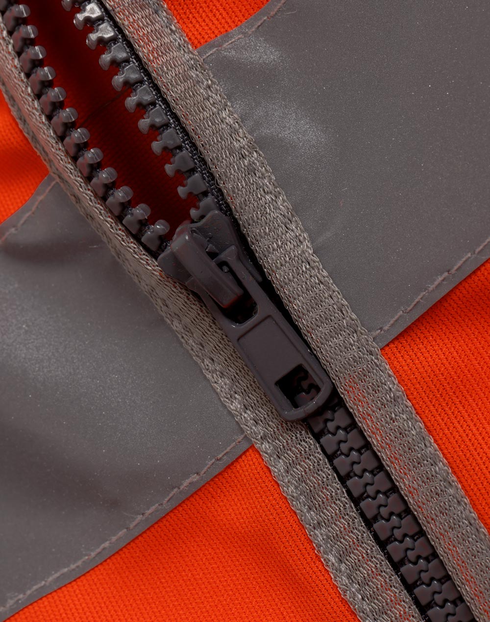 Unisex Hi-Vis Safety Vest with ID & Utility Pockets - Orange - View