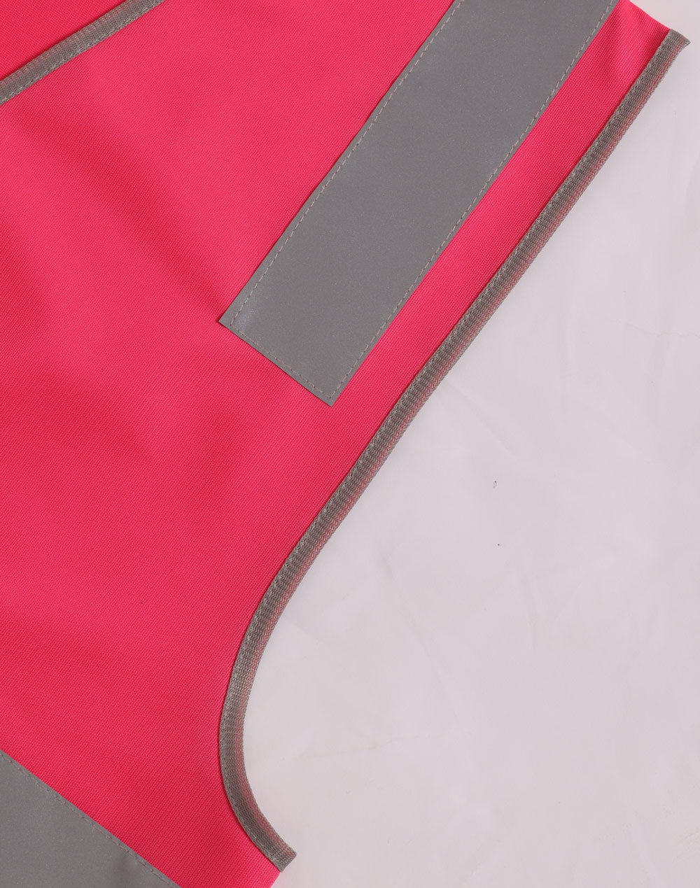 Unisex Hi-Vis Safety Vest with ID & Utility Pockets - Pink - View