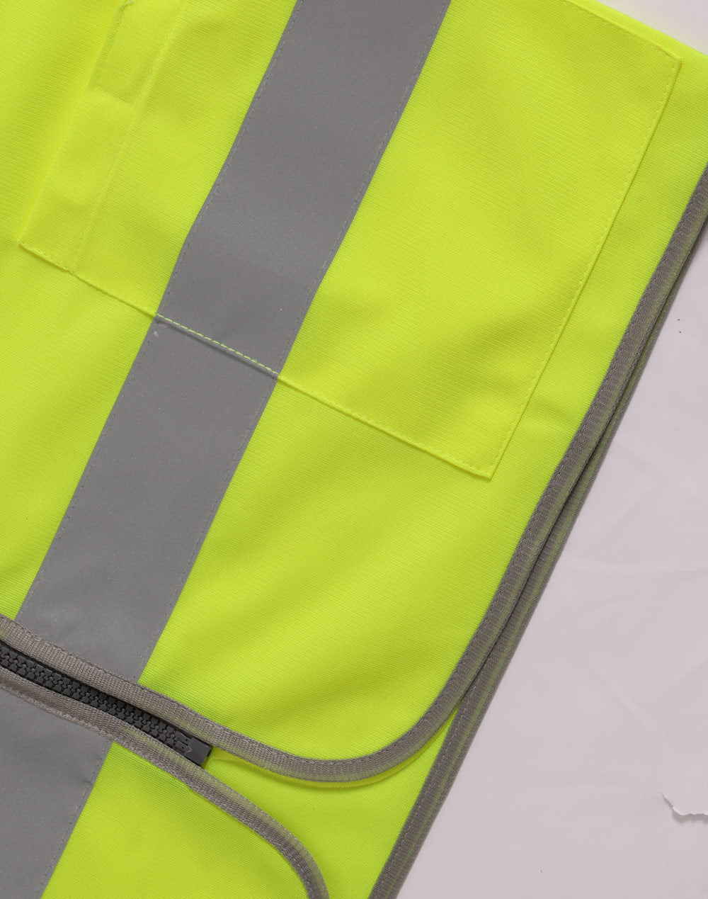 Unisex Hi-Vis Safety Vest with ID & Utility Pockets - Yellow - View