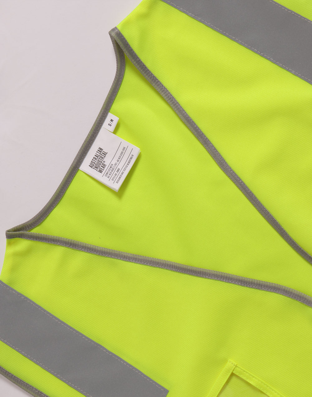 Unisex Hi-Vis Safety Vest with ID & Utility Pockets - Yellow - View