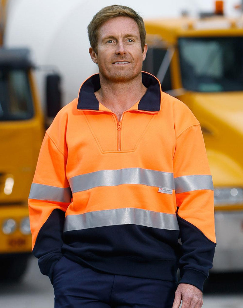 Hi-Vis Long Sleeve Fleece Sweat