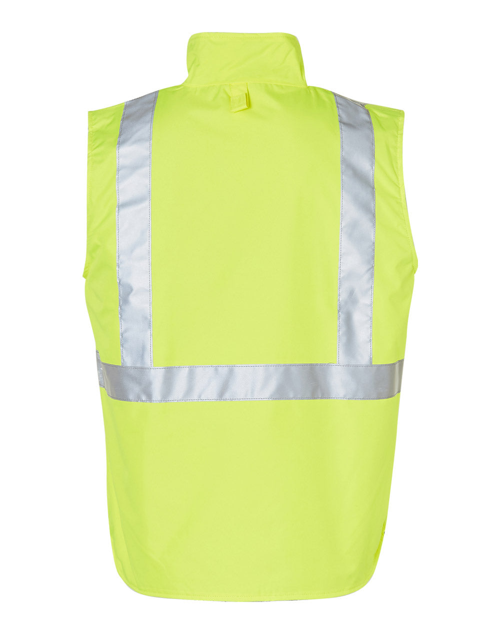 Hi-Vis Reversible Safety Vest With 3M Tapes - Yellow/Navy - Back