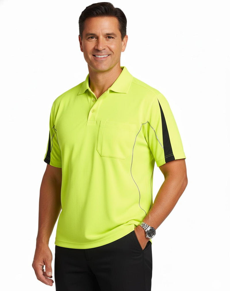 Hi-Vis Legend Short Sleeve Polo Mens'