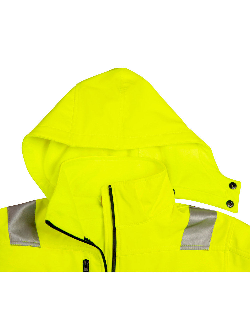 Hi-Vis Safety JACKET-unisex - Yellow - View