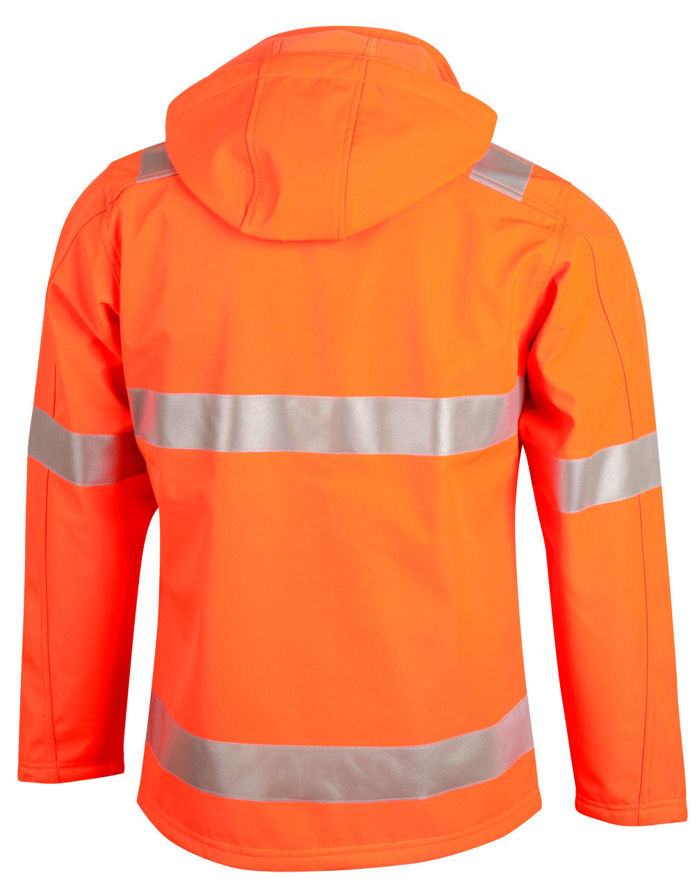 Hi-Vis Safety JACKET-unisex - Orange - Back