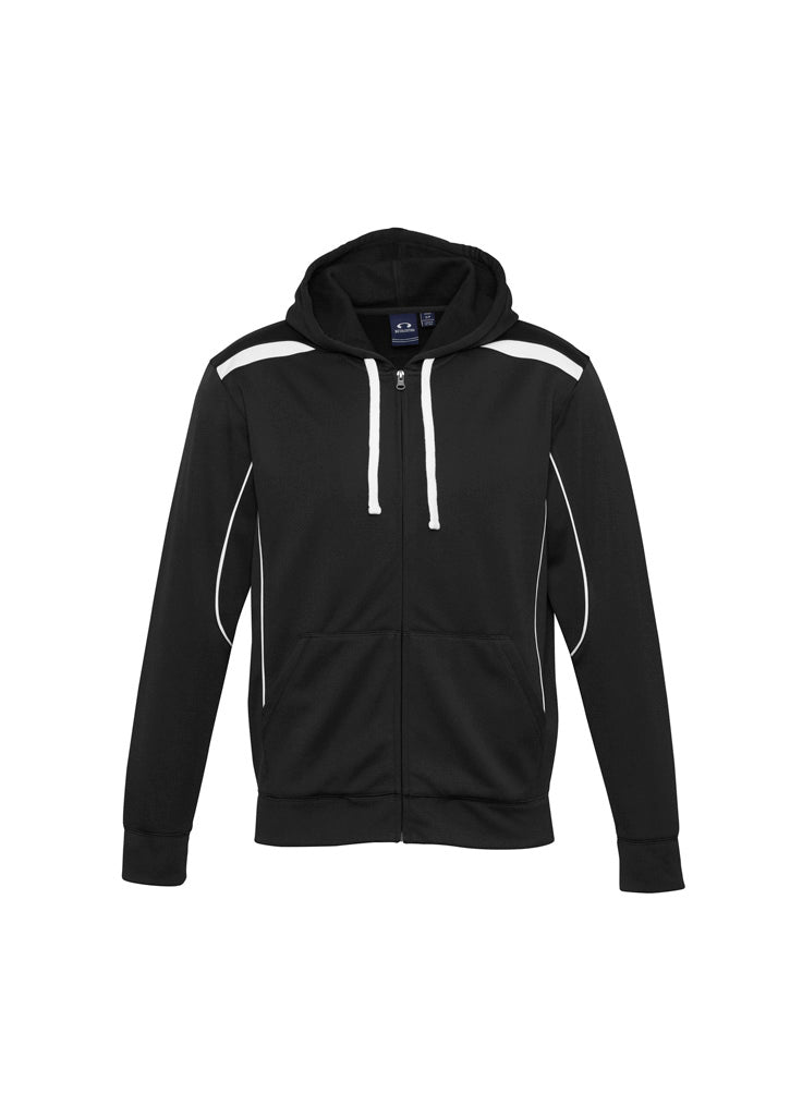 United Mens Hoodie - Black/White - Front