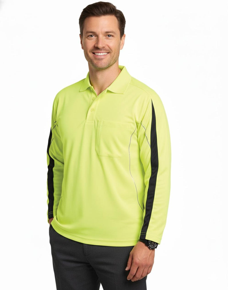 Hi-Vis Legend Long Sleeve Polo Men's