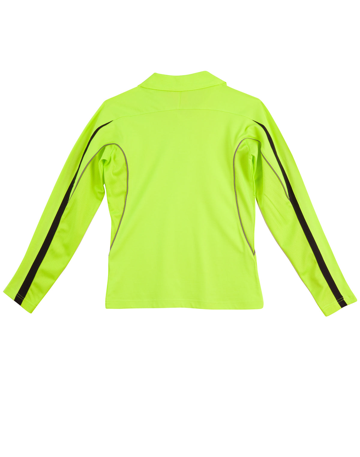 Hi-Vis Legend Long Sleeve Polo Ladies' - Yellow/Navy - Back