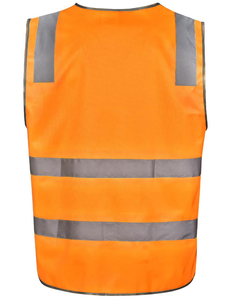 Vic Rail Hi-Vis Safety Vest- Unisex - Orange - Back
