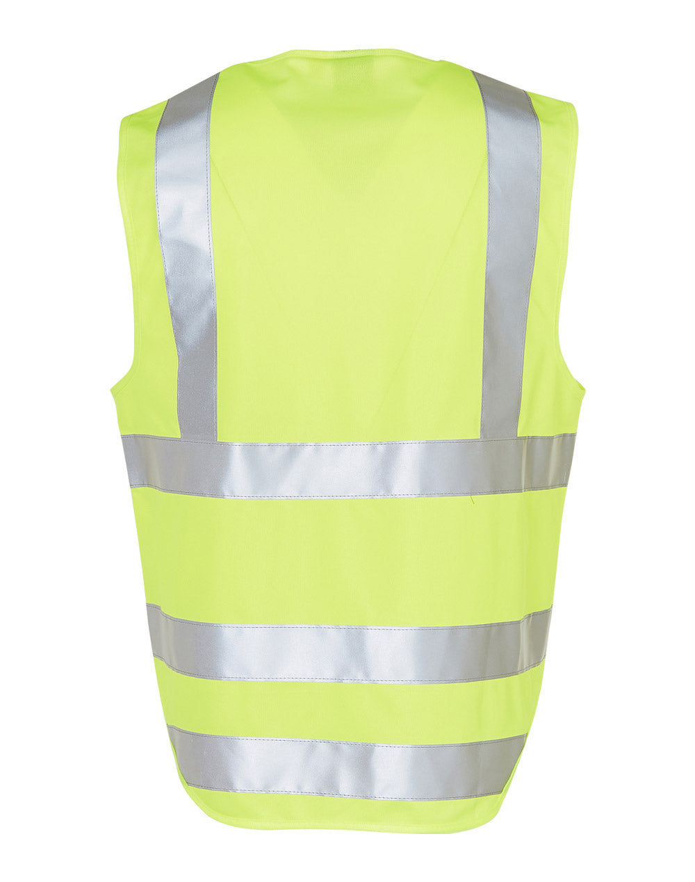 Hi-Vis Safety Vest with ID Pocket & 3M Tapes - Yellow - Back