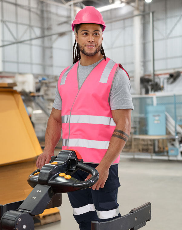 safety vest with shoulder tapes - view