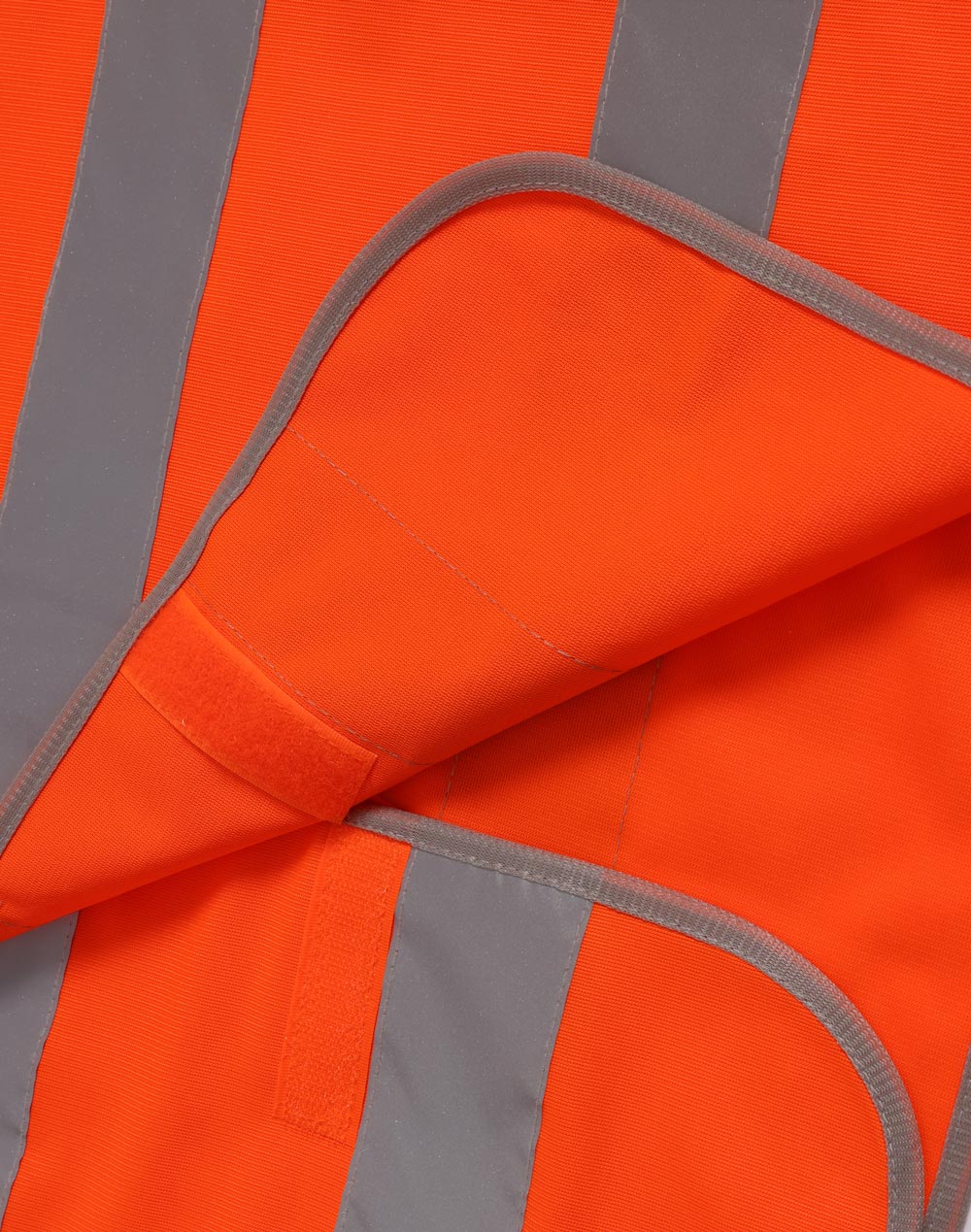 safety vest with shoulder tapes - Orange - View