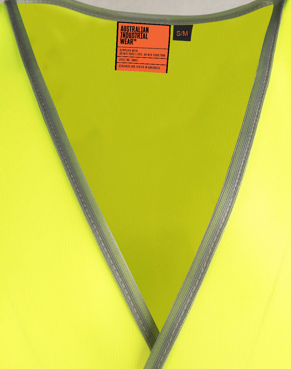 safety vest with shoulder tapes - view