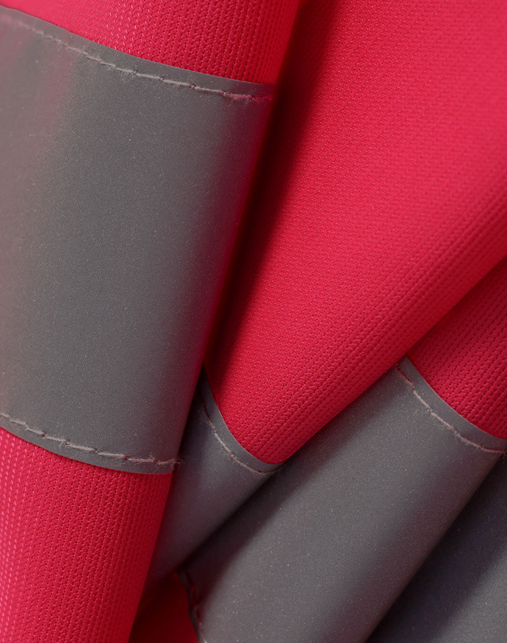 safety vest with shoulder tapes - Pink - Fabric