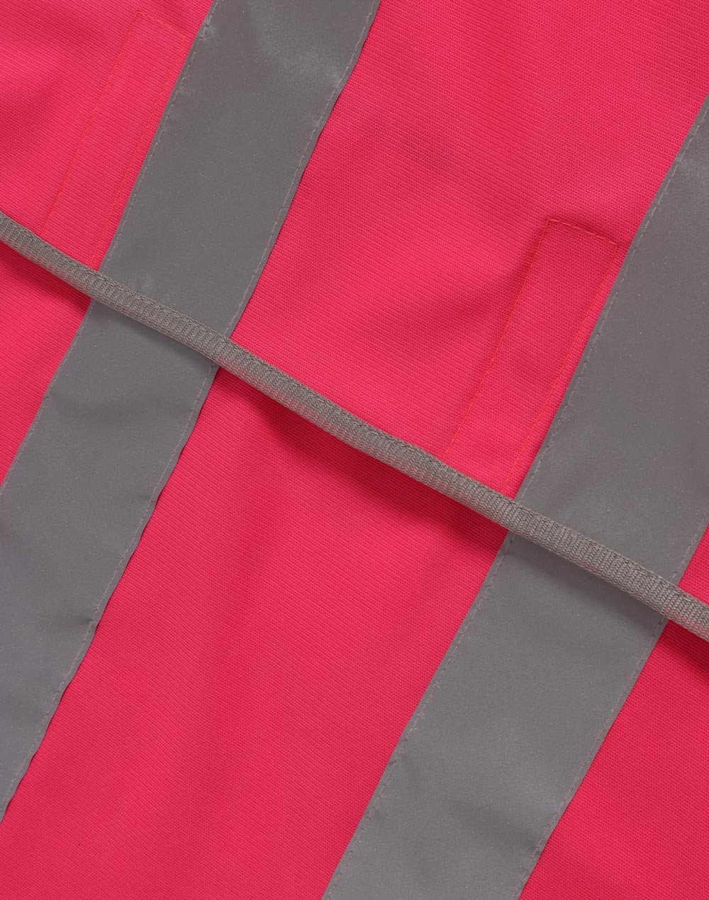 safety vest with shoulder tapes - Pink - View