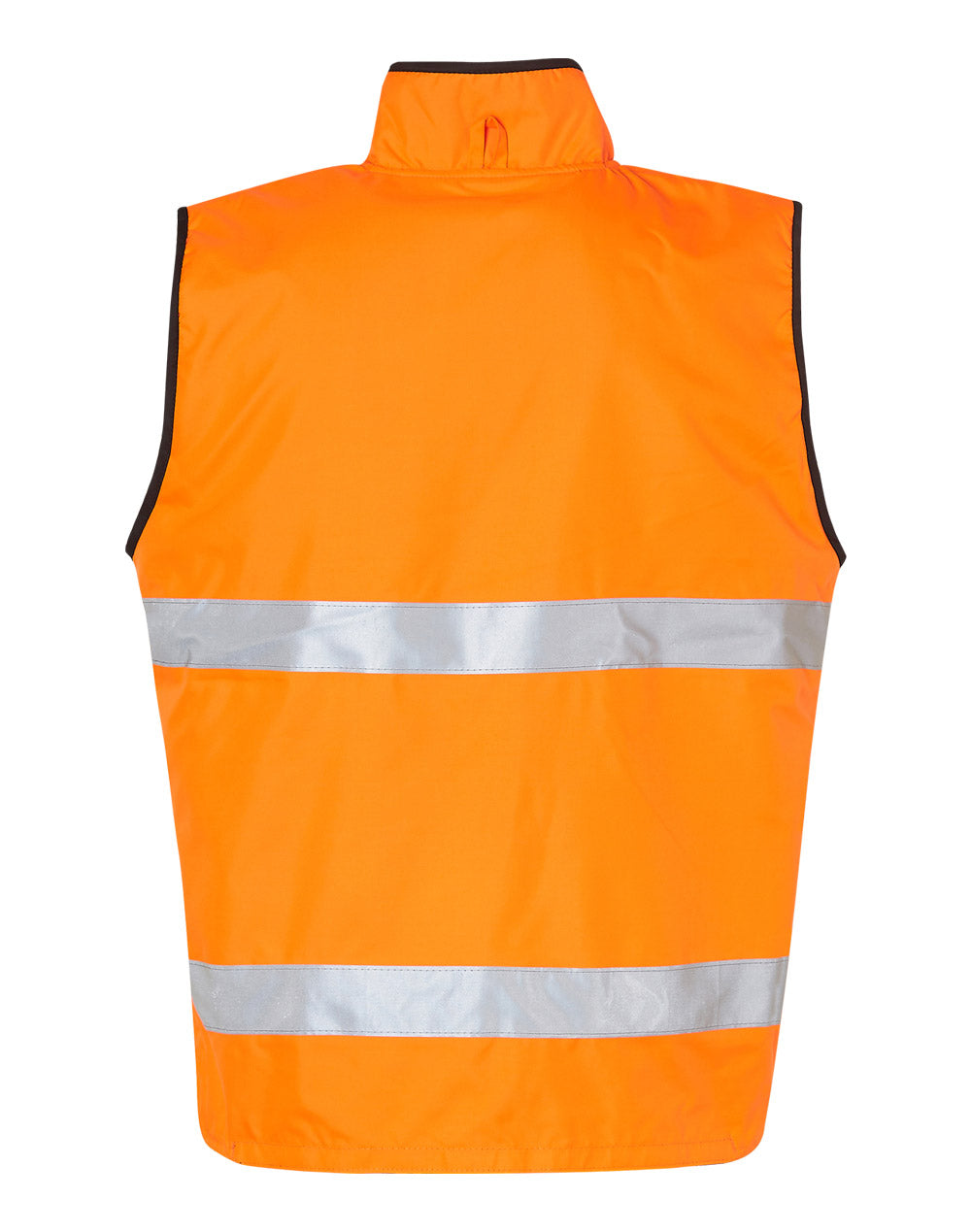 Hi-Vis Safety Vest - Orange/Navy - Back