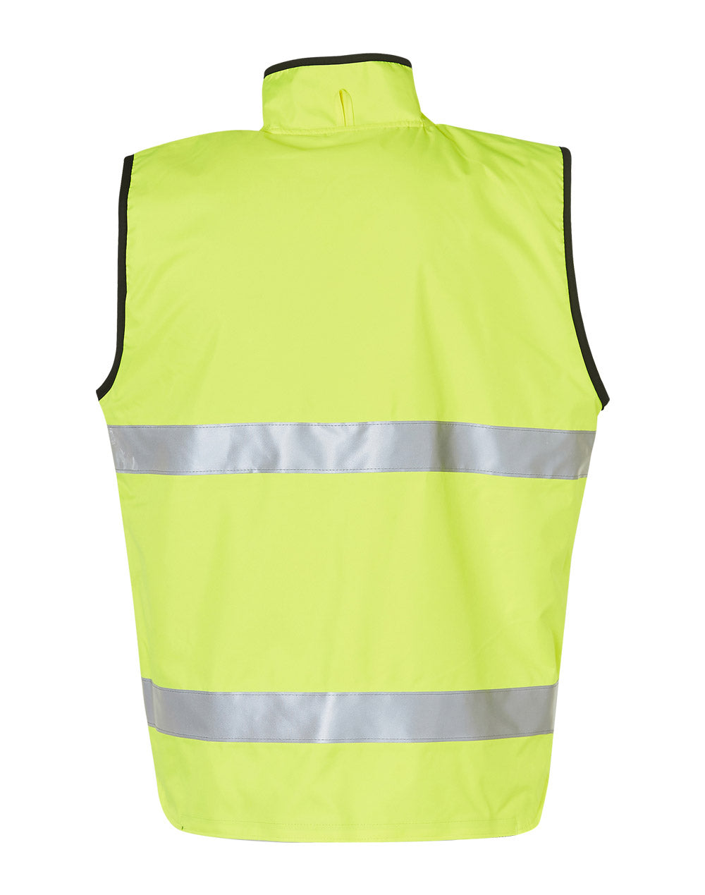 Hi-Vis Safety Vest - Yellow/Navy - Back