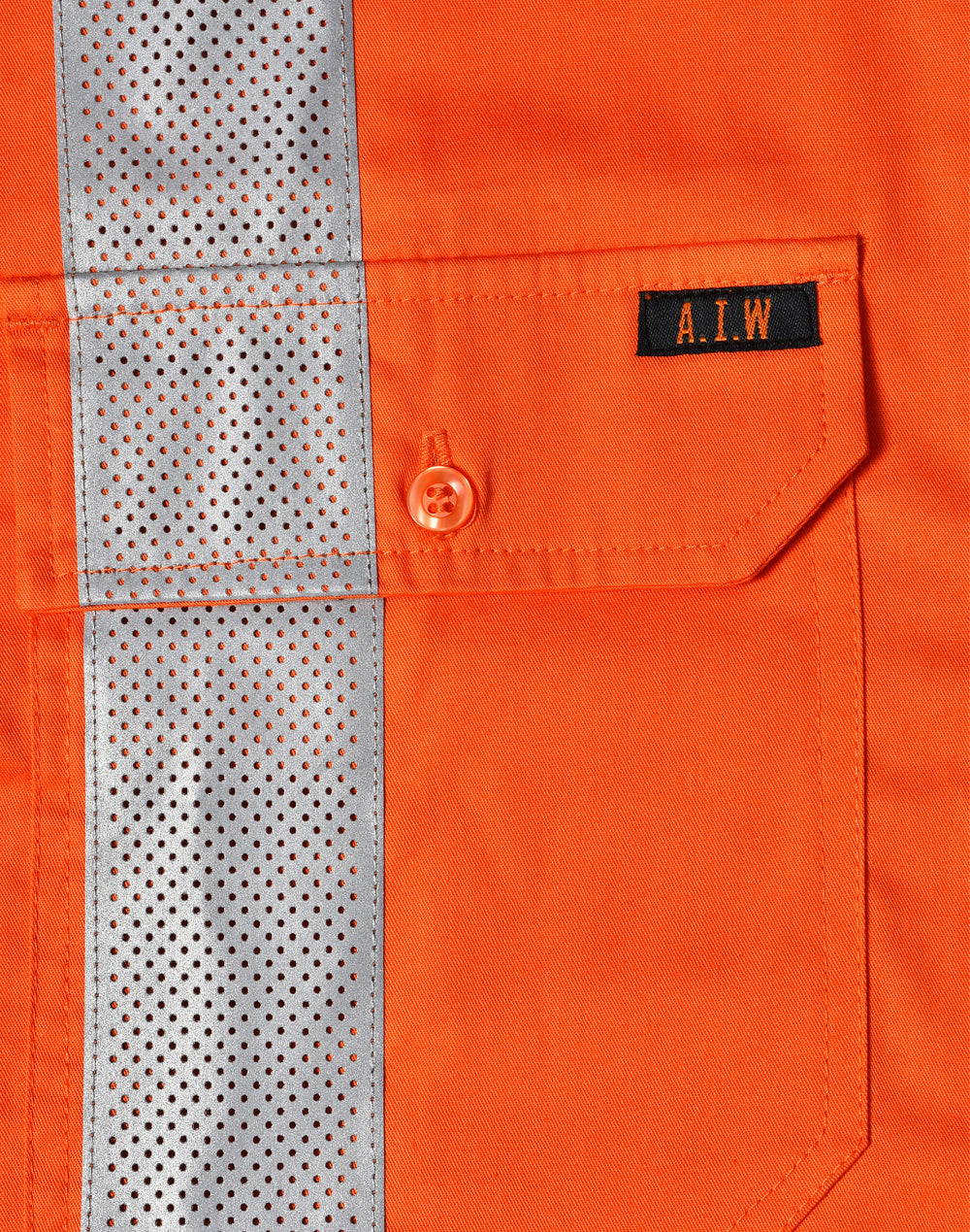 NSW Rail Lightweight Safety Shirt - Orange - View