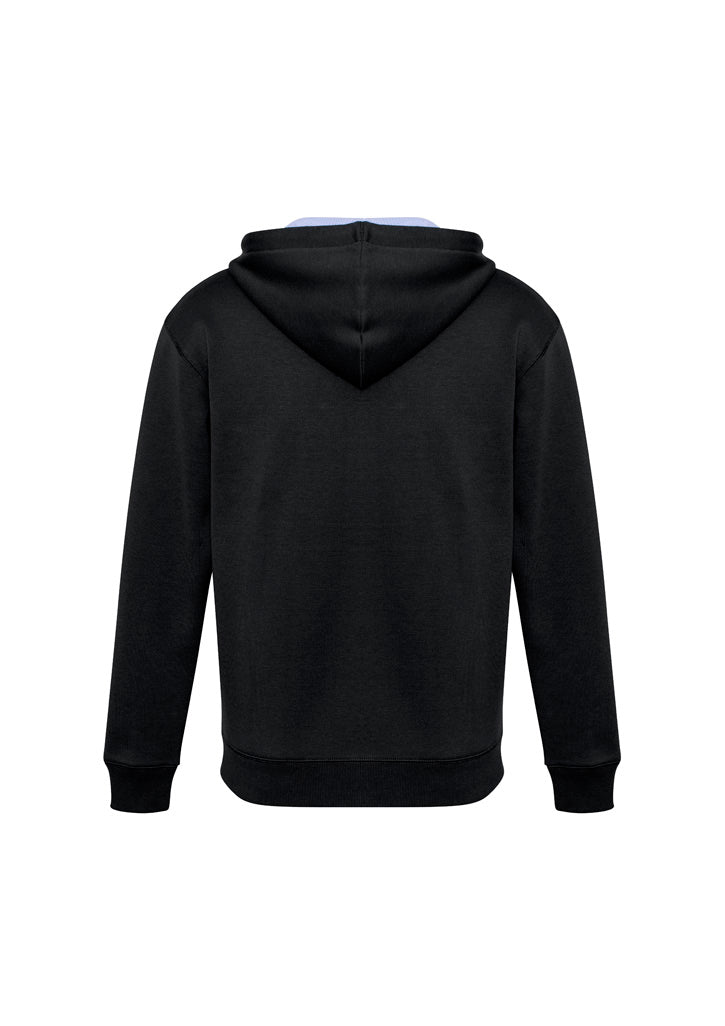 Renegade Unisex Hoodie - Black/White/Silver - Back