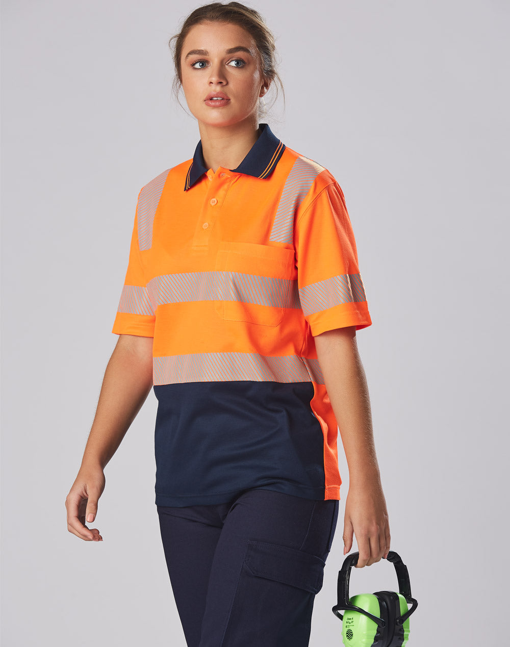 Unisex Truedry® Biomotion Segmented Ss Safety Polo - view