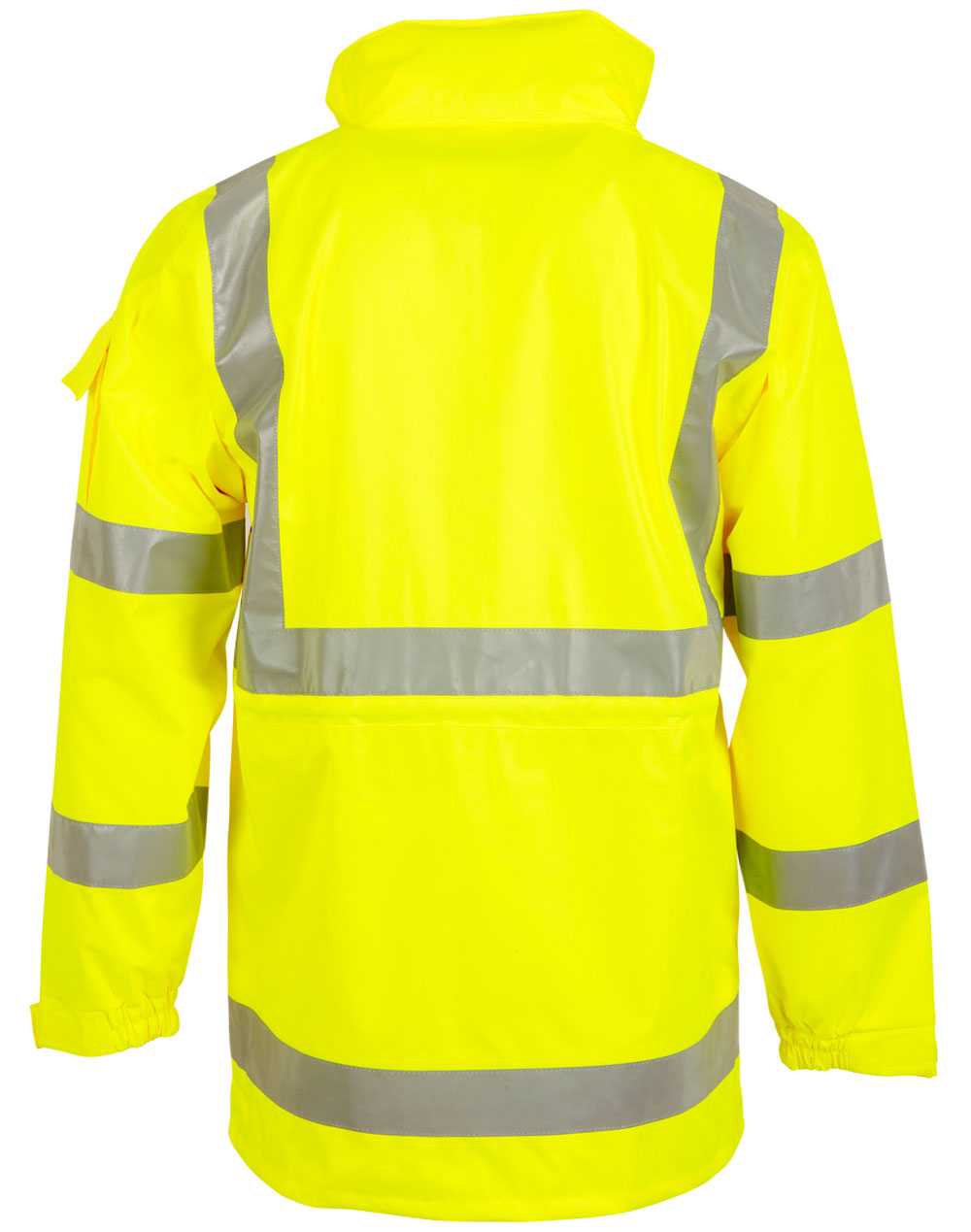 VIC Rail Hi-Vis Safety Jacket - Unisex - Yellow - Back