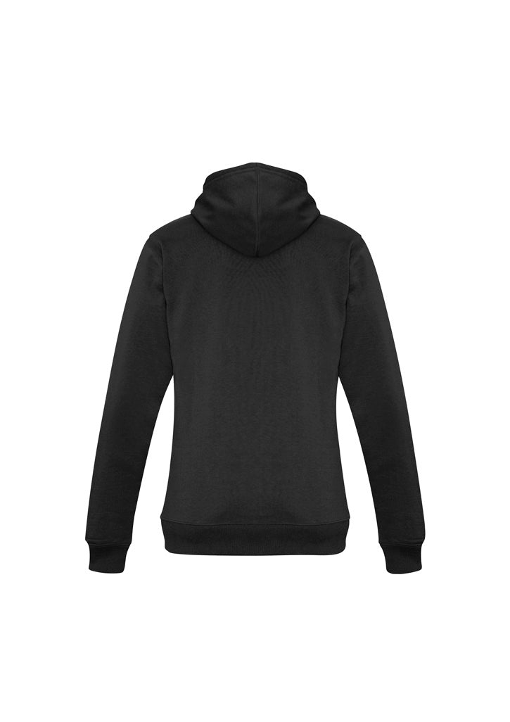 Crew Womens Hoodie - Black - Back