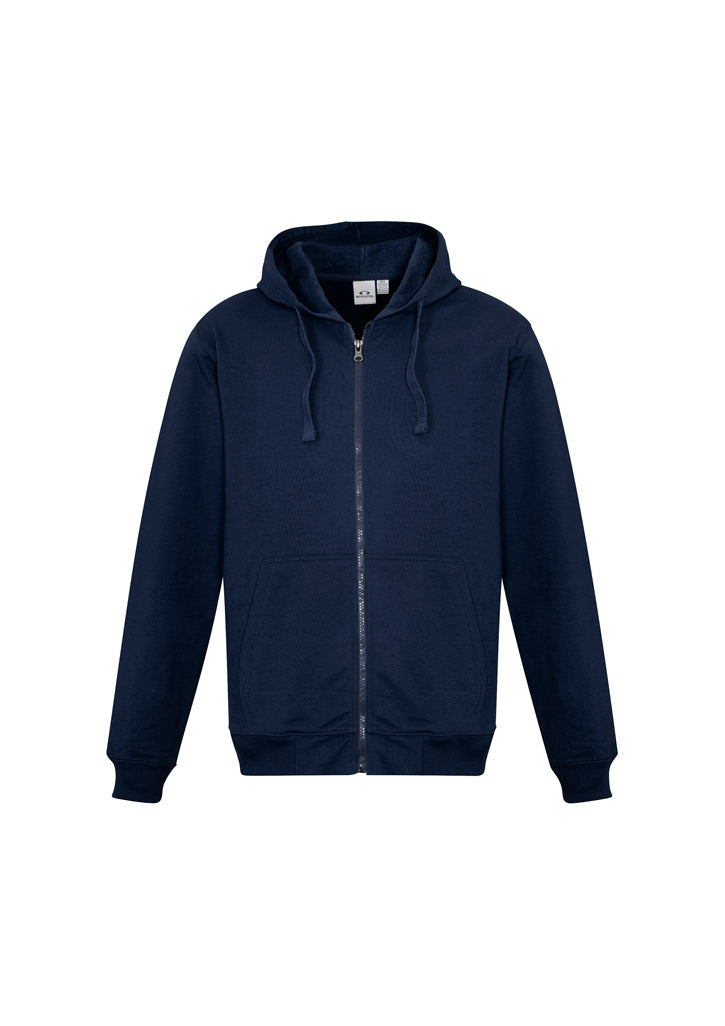 Crew Mens Zip Hoodie - Navy - Front